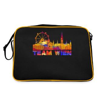 Vienne Ville de Vienne - Sac Retro - noir/or - Dos