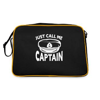 Captain - Retro Bag - black/gold - Back