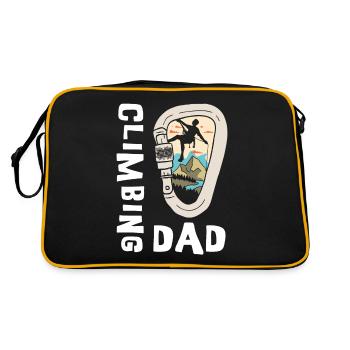 Climbing Carabiner Climbing Climbing Dad - Retro Bag - black/gold - Back