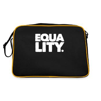 Human rights - Retro Bag - black/gold - Back