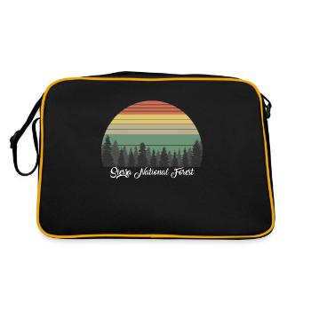 Forêt nationale de Sierra - Sac Retro - noir/or - Dos