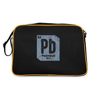 Paintball - Retro Bag - black/gold - Back
