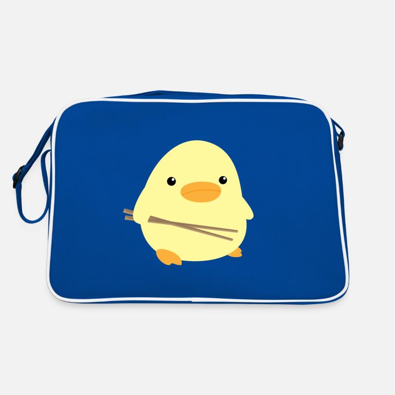 Duck with Chop Sticks - Ente mit Stäbchen Meme Retro Tasche