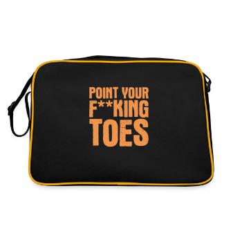 Pole Dance Fitness Pole Dance Pole Dance Gift - Retro Bag - black/gold - Back