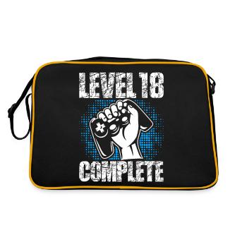 Level 18 Complete Birthday Gift 18 years - Retro Bag - black/gold - Back