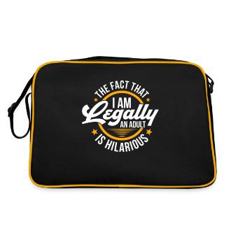 Adult Adult Age of majority Gift - Retro Bag - black/gold - Back
