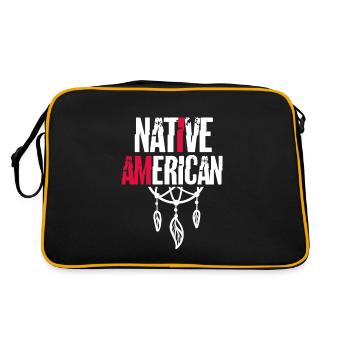 Indian - Retro Bag - black/gold - Back