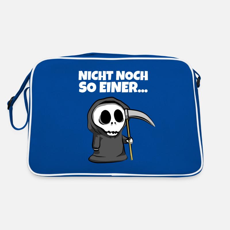 Nicht noch so einer... - Sensenmann Grim Reaper Retro Tasche