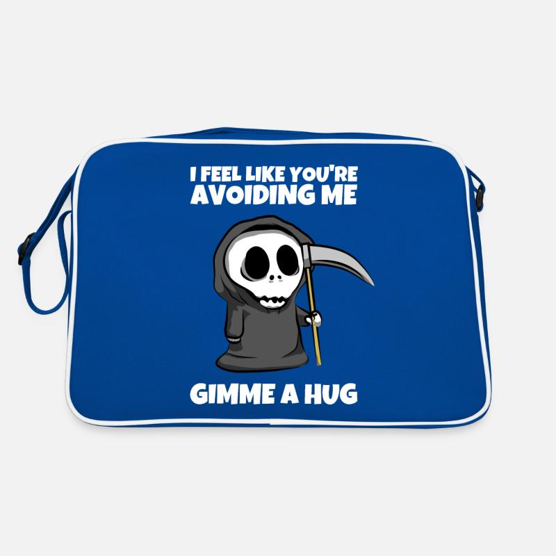 I feel like youre avoiding me - Sensenmann Spruch Retro Tasche