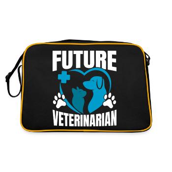 Futur vétérinaire Vétérinaire Vétérinaire Vétérinaire - Sac Retro - noir/or - Dos