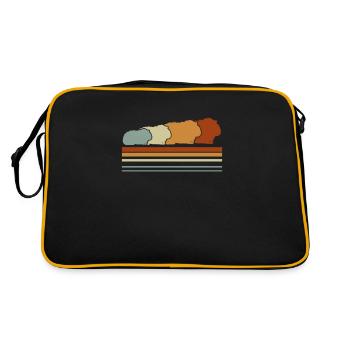 Cochon d’Inde Pet Guinea Pig Cadeau - Sac Retro - noir/or - Dos