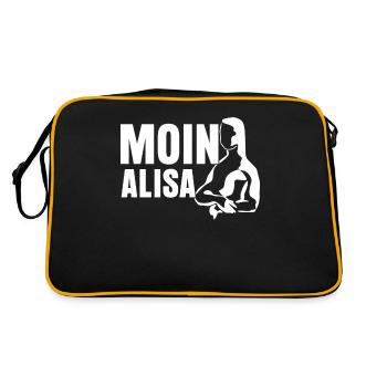 Hambourg Moin St. Pauli - Sac Retro - noir/or - Dos