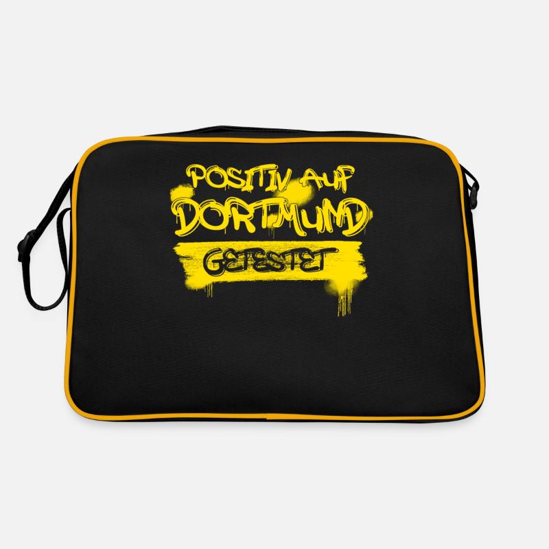 Dortmund saying Dortmunder Retro Bag