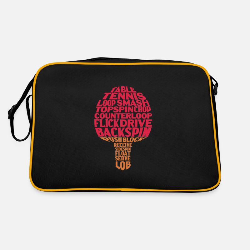 Ping-Pong Table Tennis Ping Pong Ping Pong Gift Retro Bag