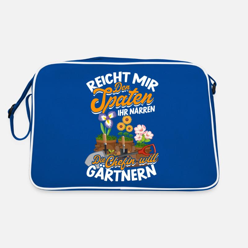 Die Chefin Will Gärtnern Hobbygärtner Gärtner Retro Tasche