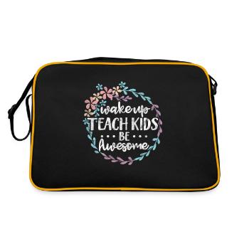 Enseignant Enseignant - Sac Retro - noir/or - Dos