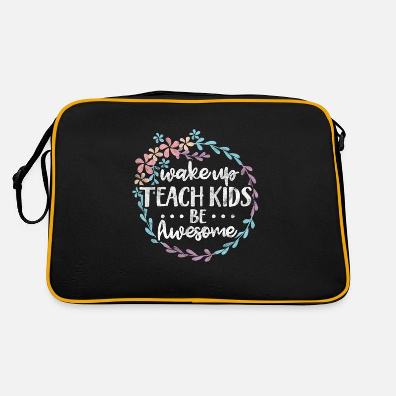 Teacher Teacher - Retro Bag - black/gold