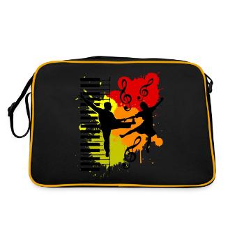 Boogie Woogie Swing Dancer Boogie-Woogie - Retro Bag - black/gold - Back