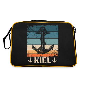 Kiel Saying Kiel Souvenir - Retro Bag - black/gold - Back