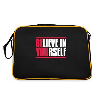 Motivation - Retro Bag - black/gold - Back