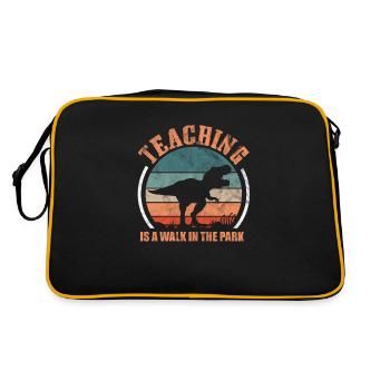 Enseignant Enseignant - Sac Retro - noir/or - Dos