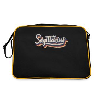 Sagittarius - Retro Bag - black/gold - Back