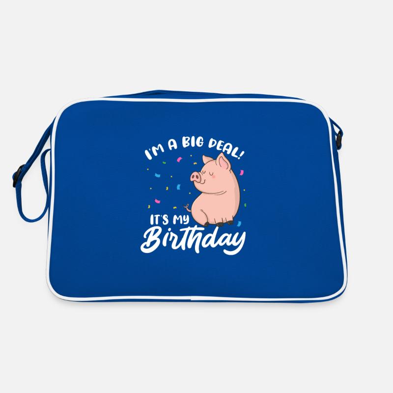 Anniversaire de cochon Sac Retro