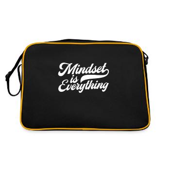 Motivation - Retro Bag - black/gold - Back