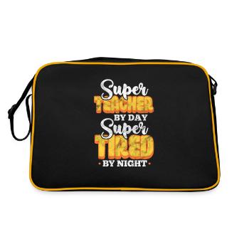 Enseignant Enseignant - Sac Retro - noir/or - Dos