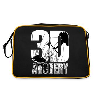 3D Archery Archery Archery Archery - Retro Bag - black/gold - Back