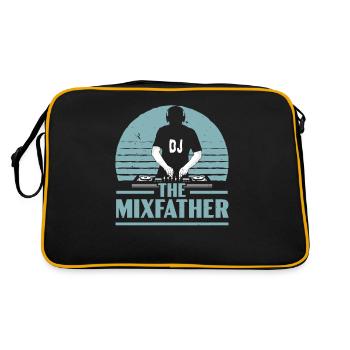 The Mixfather Dad Father's Day DJ Disc Jockey - Retro Bag - black/gold - Back