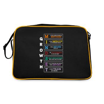 Motivation - Retro Bag - black/gold - Back
