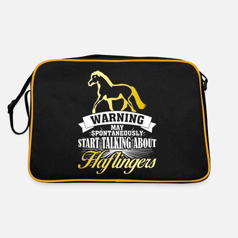 Haflinger Spruch Witz Haflingers Retro Tasche