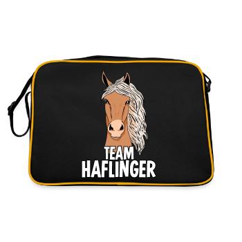 Haflinger Team Haflingers - Retro Bag - black/gold - Back