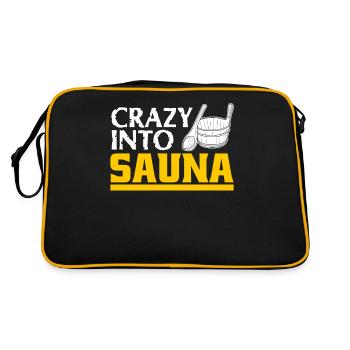 Sauna Wellness Sauna goer Sauna - Retro Bag - black/gold - Back