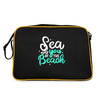 Plage - Sac Retro - noir/or - Dos
