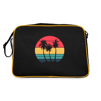 Beach - Retro Bag - black/gold - Back