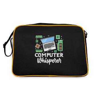 Computer - Retro Bag - black/gold - Back