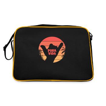 Costa Rica - Retro Bag - black/gold - Back