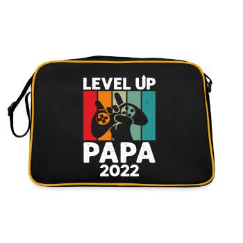 Niveau Supérieur Papa 2022 - Sac Retro - noir/or - Dos