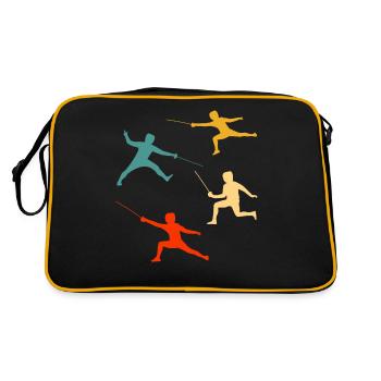Fencing - Retro Bag - black/gold - Back