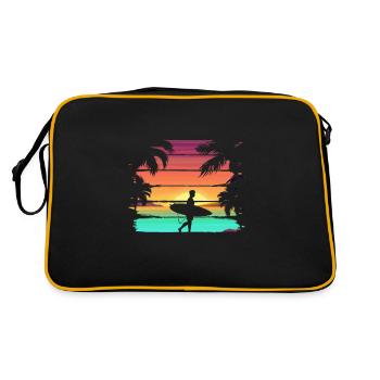 Beach - Retro Bag - black/gold - Back