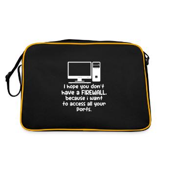Computer - Retro Bag - black/gold - Back