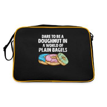 Beignet - Sac Retro - noir/or - Dos