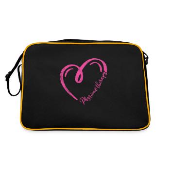 Physiotherapist Physiotherapy Physio Gift - Retro Bag - black/gold - Back