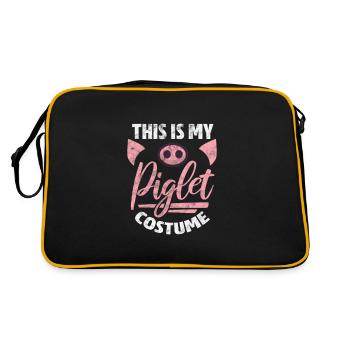 Cochon Cochon PorcLet Semer Des Cochons Cadeau - Sac Retro - noir/or - Dos