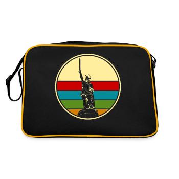 Hermann Monument Retro Lippe Detmold - Sac Retro - noir/or - Dos
