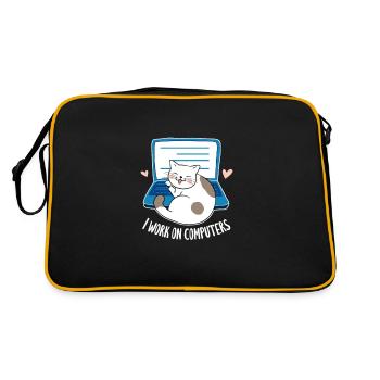 Computer - Retro Bag - black/gold - Back