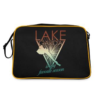 Lac de Garde Lac de Garde Lago di Garda - Sac Retro - noir/or - Dos