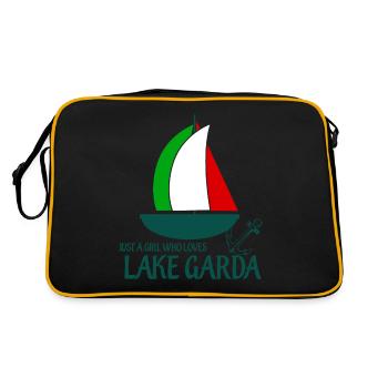 Gardasee Lac de Garde Fille Lago di Garda - Sac Retro - noir/or - Dos